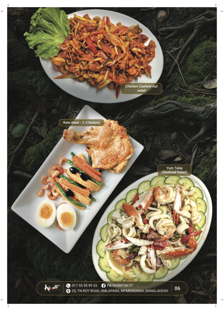 Avanti Classic Page 6 Salad & Keto